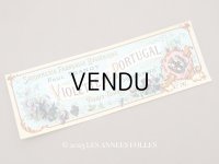 アンティーク ソープラベル 菫 SAVON SUPERFIN VIOLETTE DE PORTUGAL- PAUL TRANOY -