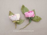 アンティーク 小さな薔薇の布花  ピース売り 