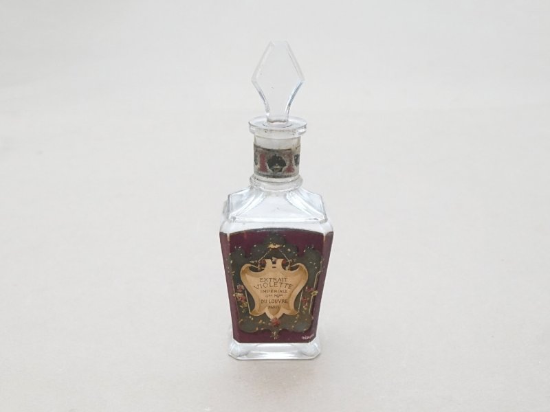 画像3: 19世紀末 アンティーク 菫のガーランド パフュームボトル 香水瓶 EXTRAIT VIOLETTE IMPERIALE - GRANDS MAGASINS DU LOUVRE PARIS -
