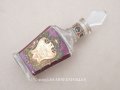 19世紀末 アンティーク 菫のガーランド パフュームボトル 香水瓶 EXTRAIT VIOLETTE IMPERIALE - GRANDS MAGASINS DU LOUVRE PARIS -