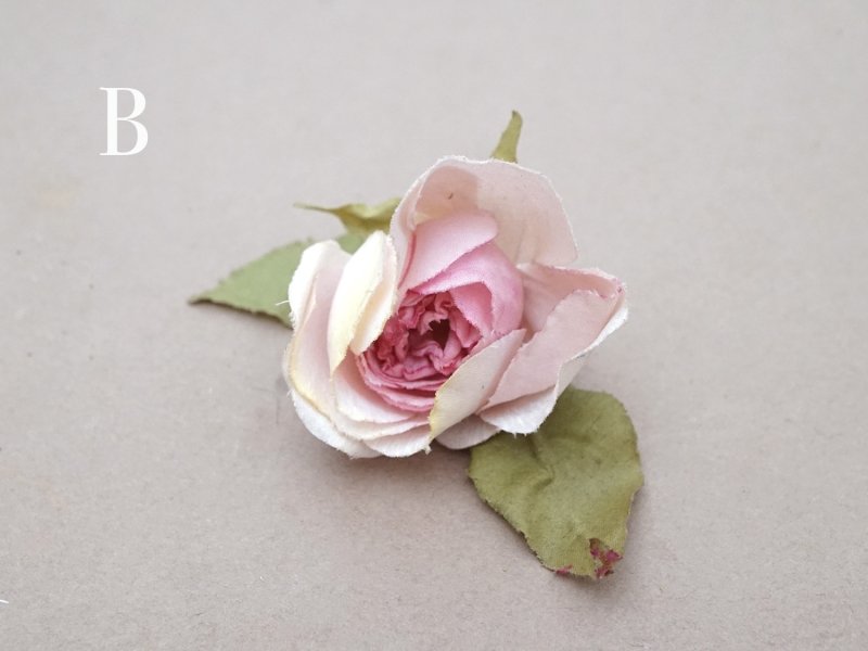 画像5: アンティーク 小さな薔薇の布花  ピース売り 