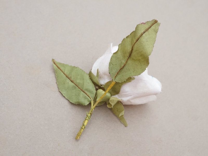 画像7: アンティーク 小さな薔薇の布花  ピース売り 