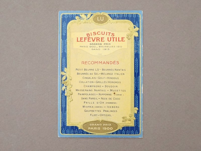 画像4: 1914年 アンティーク『LU』カレンダーのカルネ - LEFEVRE-UTILE -