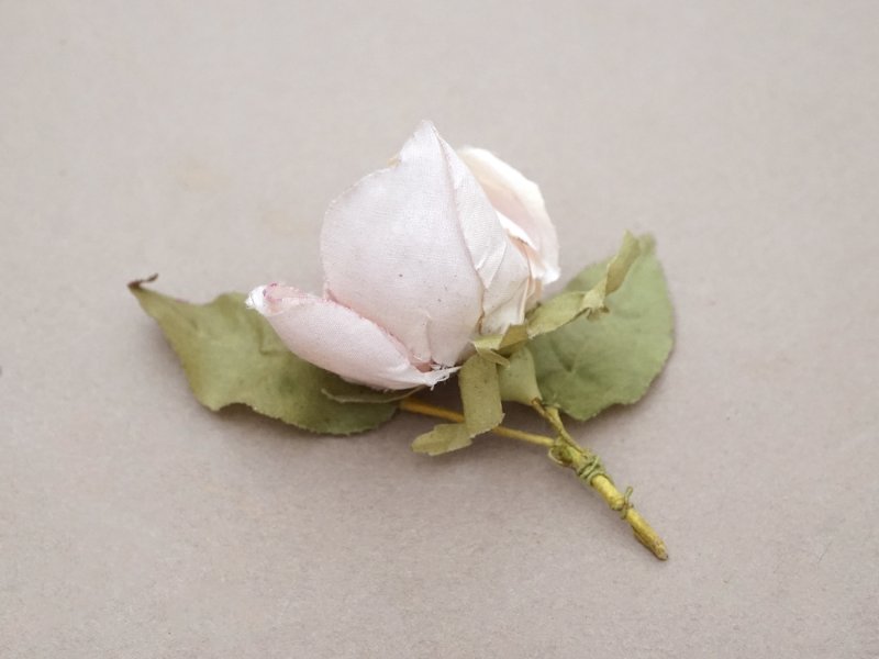 画像6: アンティーク 小さな薔薇の布花  ピース売り 