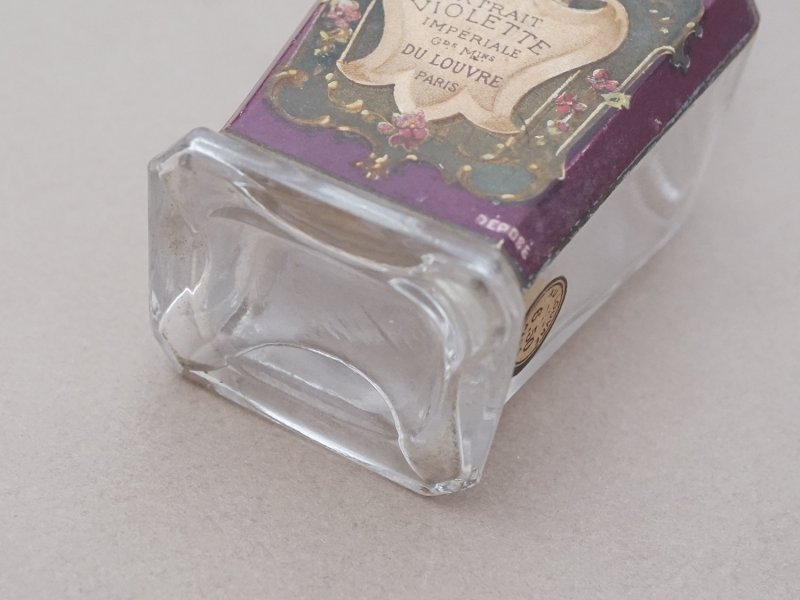 画像8: 19世紀末 アンティーク 菫のガーランド パフュームボトル 香水瓶 EXTRAIT VIOLETTE IMPERIALE - GRANDS MAGASINS DU LOUVRE PARIS -