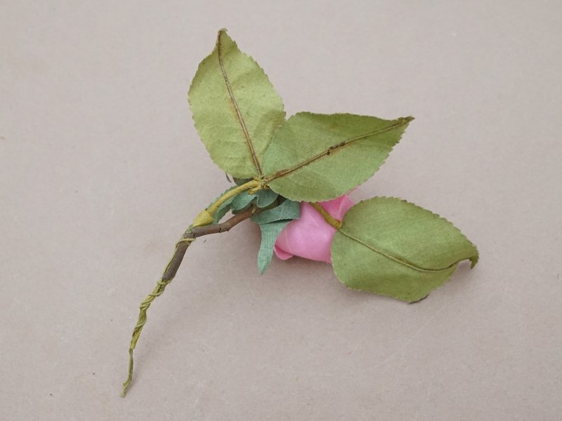 画像4: アンティーク 小さな薔薇の布花  ピース売り 