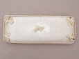 画像2: 1900年頃 アンティーク シルクサテンのボックス オフホワイト (2)