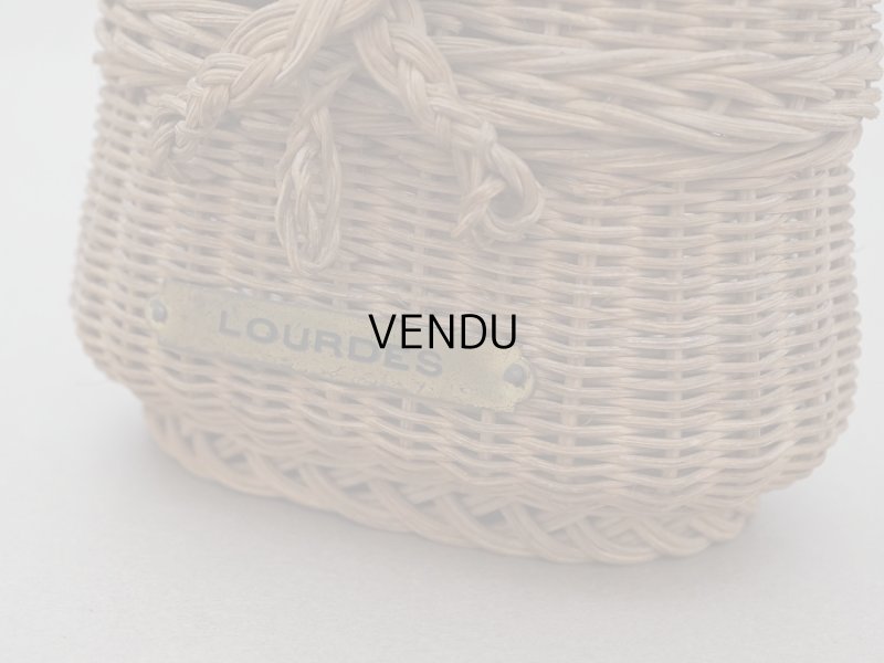 画像6: アンティーク ドール用 パニエ LOURDES ルルドの泉のプレート付