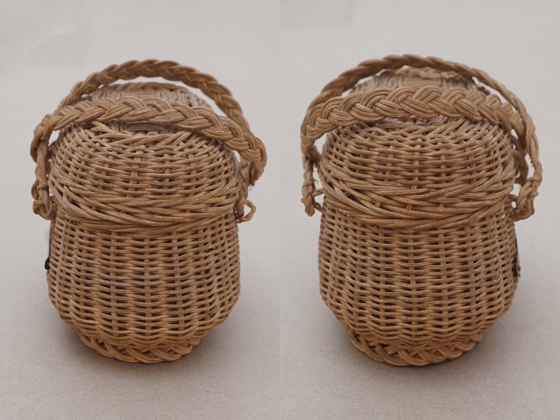 画像4: アンティーク ドール用 パニエ LOURDES ルルドの泉のプレート付