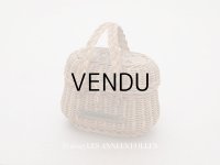 アンティーク ドール用 パニエ LOURDES ルルドの泉のプレート付