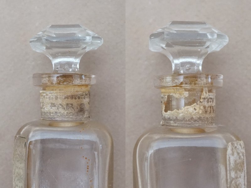 画像8: アンティーク 菫のパフュームボトル PARFUM CONSENTRE VIOLETTE  DE PARME  - VIVILLE PARIS - 