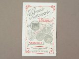 1910年 アンティーク 猫のマークのサヴォネリー カレンダー付き手帳 SAVON LE CHAT - C.FERRIER&CIE.MARSEILLE -
