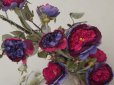 画像5: アンティーク 薔薇の布花 大きなブーケ クウォーターロゼット咲き