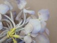 画像4: アンティーク 紫陽花の布花 淡い青紫  (4)
