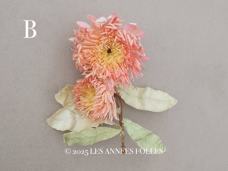 画像5:  アンティーク 布花 ダリア