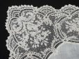 画像11: 【セール対象外】【クーポン対象外】アンティーク アランソンレース 結婚式のハンカチ【ポワン・ダランソン】