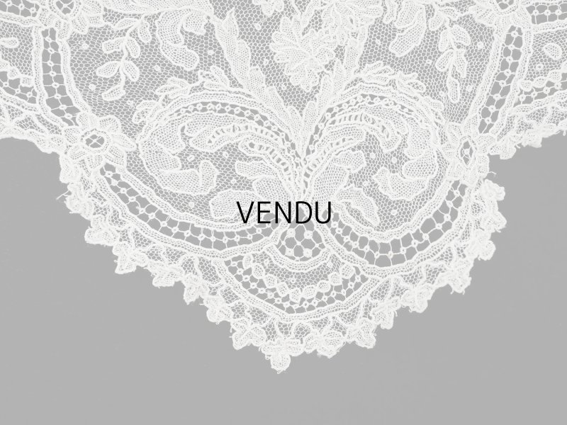 画像10: 【セール対象外】【クーポン対象外】アンティーク アランソンレース 結婚式のハンカチ【ポワン・ダランソン】