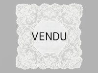 【セール対象外】【クーポン対象外】アンティーク アランソンレース 結婚式のハンカチ【ポワン・ダランソン】