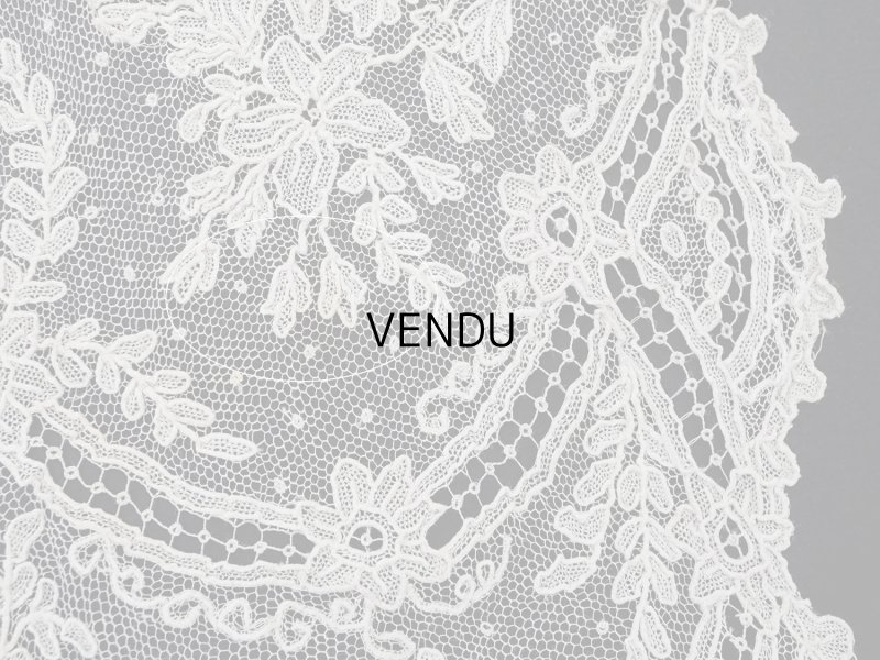 画像19: 【セール対象外】【クーポン対象外】アンティーク アランソンレース 結婚式のハンカチ【ポワン・ダランソン】