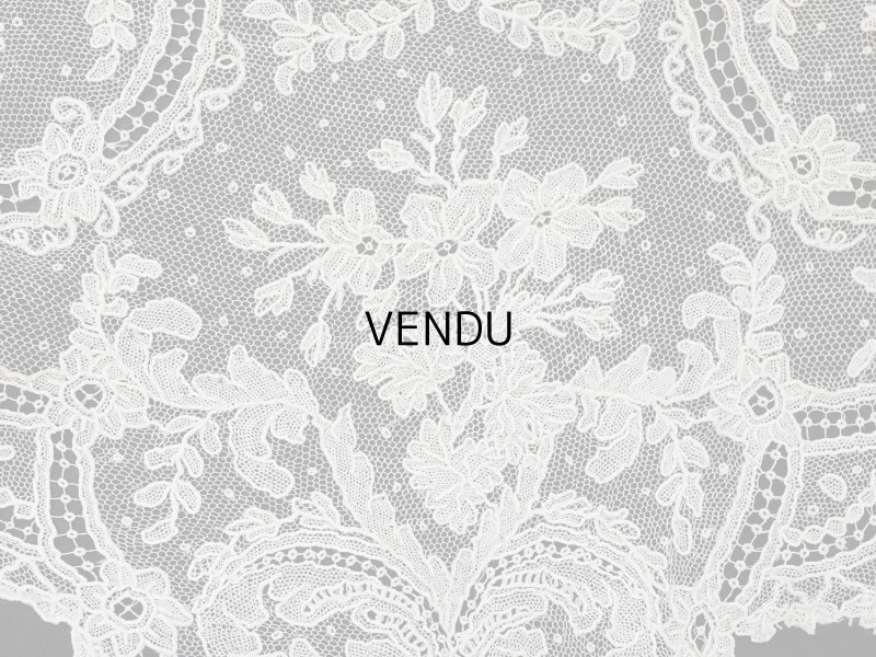 画像9: 【セール対象外】【クーポン対象外】アンティーク アランソンレース 結婚式のハンカチ【ポワン・ダランソン】