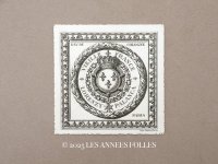 アンティーク パフュームラベル 百合の紋章&王冠 VIEILLE FRANCE - LORENZY PALANCA -
