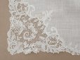 画像5: 【セール対象外】【クーポン対象外】19世紀 アンティーク ポワンドガーズ 結婚式のハンカチ【 ポワン・ド・ガーズ 】
