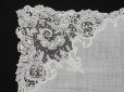 画像10: 【セール対象外】【クーポン対象外】19世紀 アンティーク ポワンドガーズ 結婚式のハンカチ【 ポワン・ド・ガーズ 】