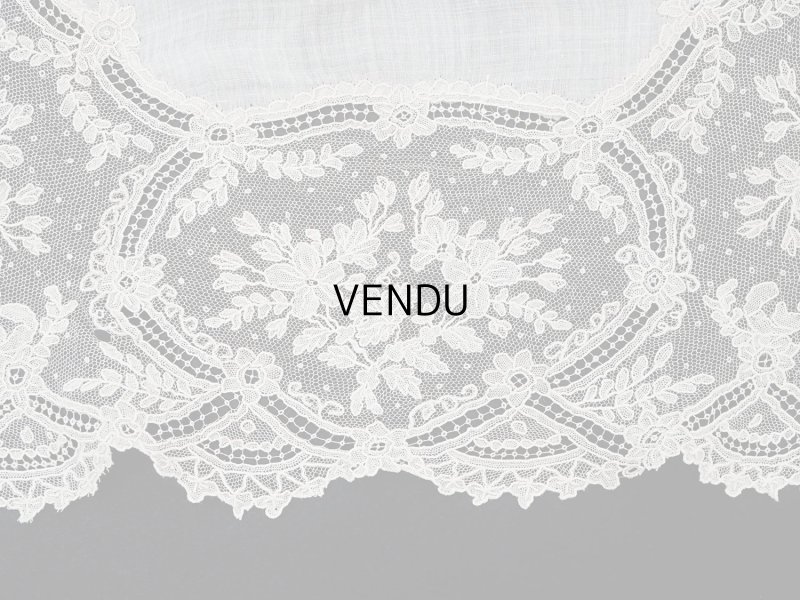 画像17: 【セール対象外】【クーポン対象外】アンティーク アランソンレース 結婚式のハンカチ【ポワン・ダランソン】