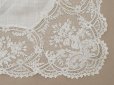 画像5: 【セール対象外】【クーポン対象外】アンティーク アランソンレース 結婚式のハンカチ【ポワン・ダランソン】