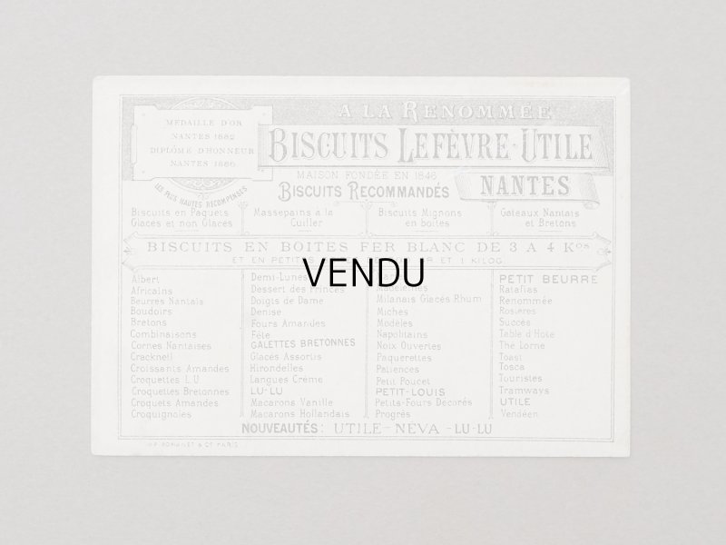 画像2: 19世紀末 アンティーク LU クロモ BISCUIT - LEFEVRE-UTILE.NANTES -