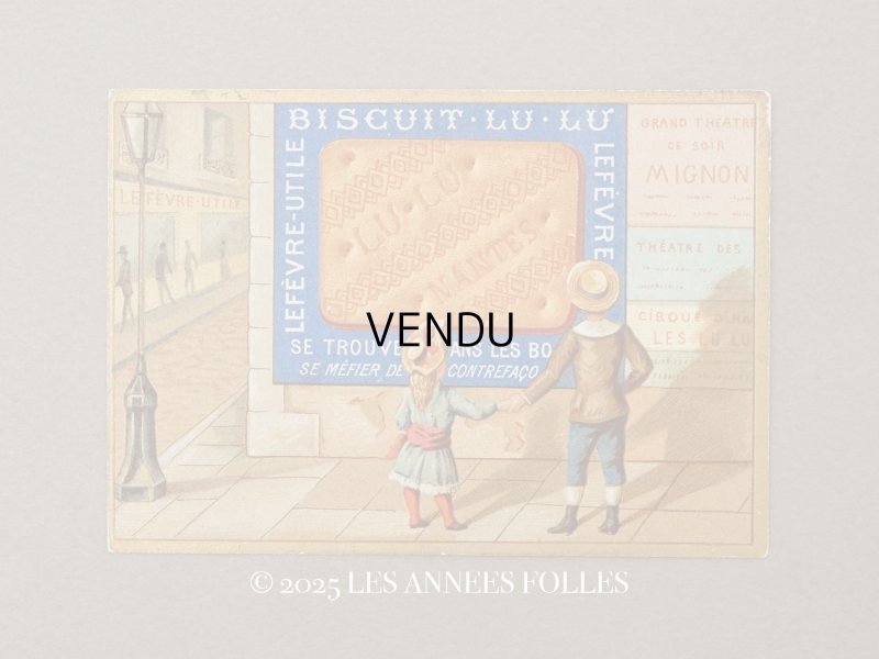 画像1: 19世紀末 アンティーク LU クロモ BISCUIT - LEFEVRE-UTILE.NANTES -