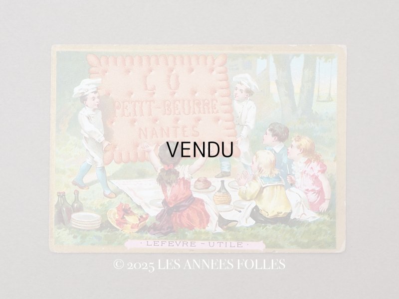 画像1: 19世紀末 アンティーク LU クロモ LE VERITABLE PETIT-BEURRE - LEFEVRE-UTILE.NANTES -