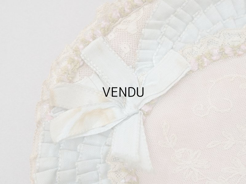 画像4: アンティーク ロココトリム＆プリーツ ハンキーケース