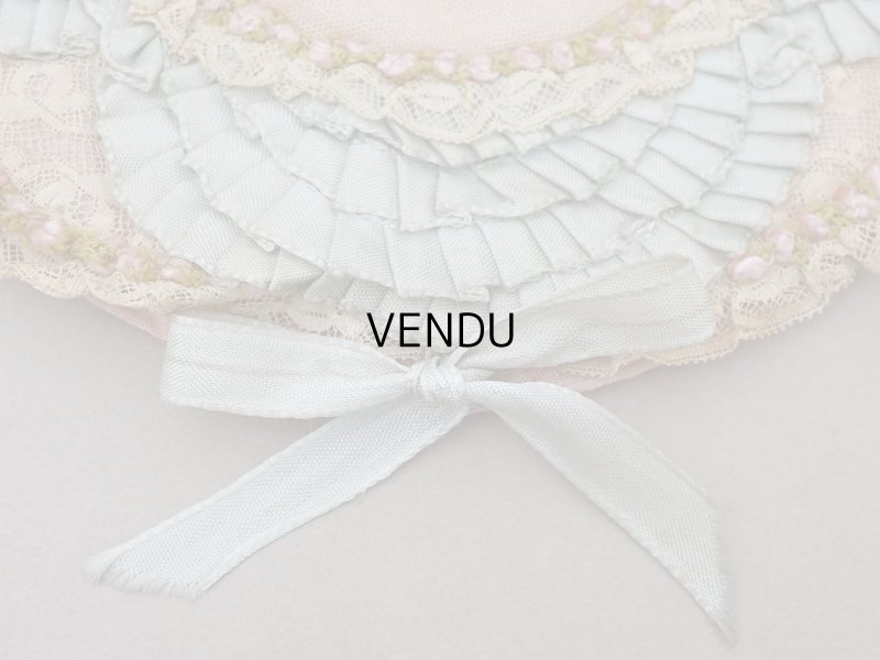 画像3: アンティーク ロココトリム＆プリーツ ハンキーケース