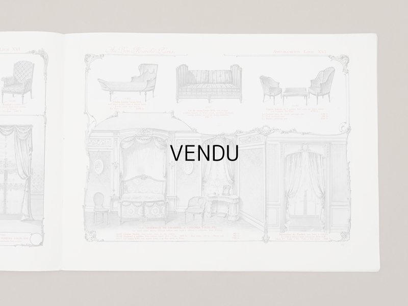 画像8: アンティーク ボンマルシェ インテリア 家具のカタログ  ALBUM DES AMEUBLEMENTS - AU BON MARCHE -