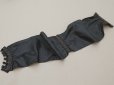 画像3: アンティーク 7つの小さなリボン付ベルト シルクサテン 黒