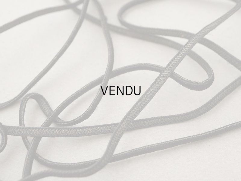 画像2: 19世紀末 アンティーク トリム ブラウン＆ブラック＆金糸 3mm幅 2.54〜4.5m