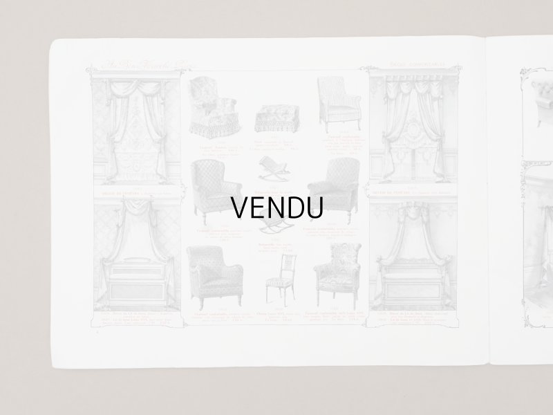 画像6: アンティーク ボンマルシェ インテリア 家具のカタログ  ALBUM DES AMEUBLEMENTS - AU BON MARCHE -