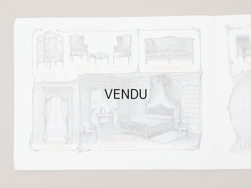 画像7: アンティーク ボンマルシェ インテリア 家具のカタログ  ALBUM DES AMEUBLEMENTS - AU BON MARCHE -