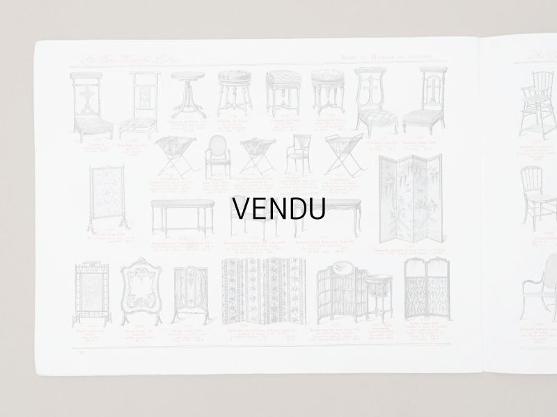 画像17: アンティーク ボンマルシェ インテリア 家具のカタログ  ALBUM DES AMEUBLEMENTS - AU BON MARCHE -