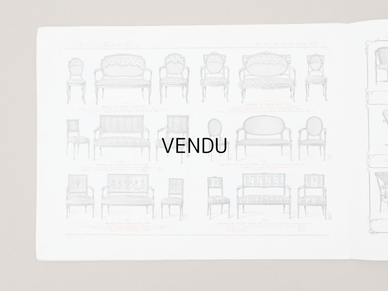 画像16: アンティーク ボンマルシェ インテリア 家具のカタログ  ALBUM DES AMEUBLEMENTS - AU BON MARCHE -