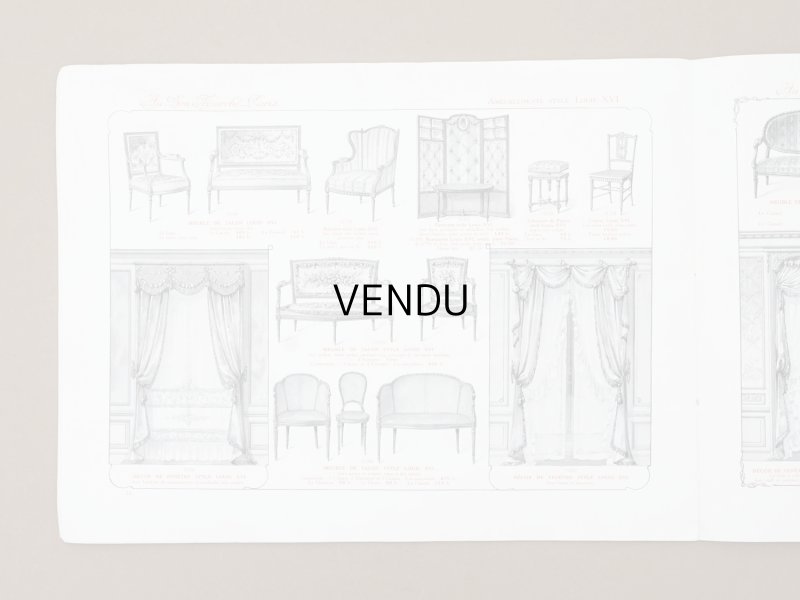 画像12: アンティーク ボンマルシェ インテリア 家具のカタログ  ALBUM DES AMEUBLEMENTS - AU BON MARCHE -