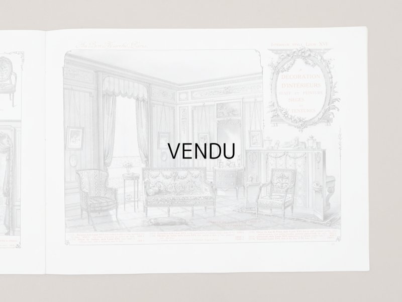 画像15: アンティーク ボンマルシェ インテリア 家具のカタログ  ALBUM DES AMEUBLEMENTS - AU BON MARCHE -