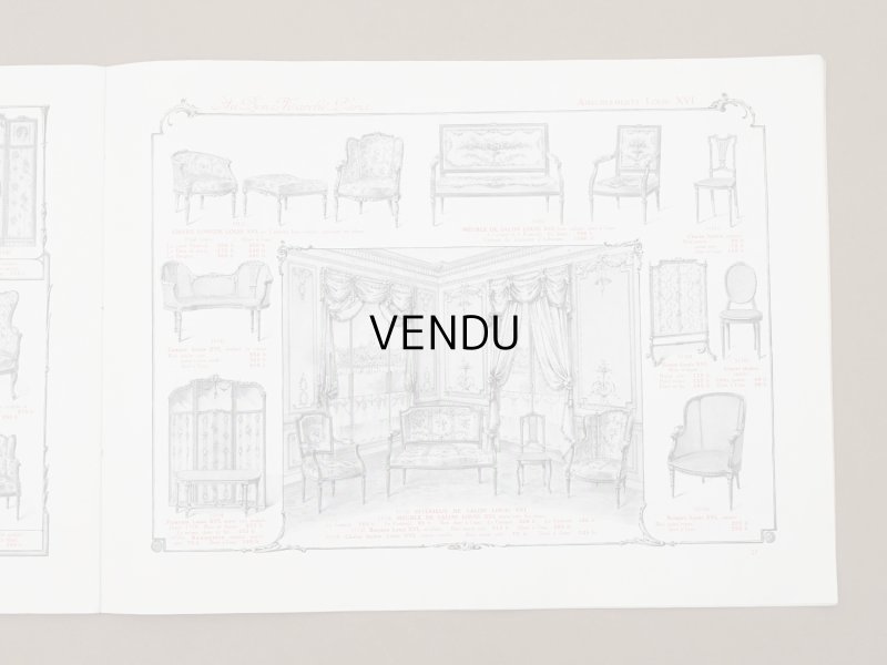 画像14: アンティーク ボンマルシェ インテリア 家具のカタログ  ALBUM DES AMEUBLEMENTS - AU BON MARCHE -