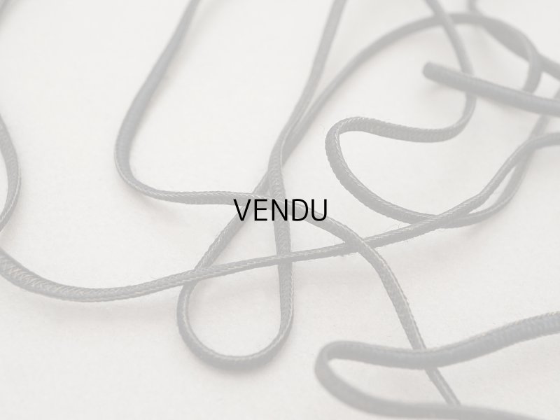 画像3: 19世紀末 アンティーク トリム ブラウン＆ブラック＆金糸 3mm幅 2.54〜4.5m