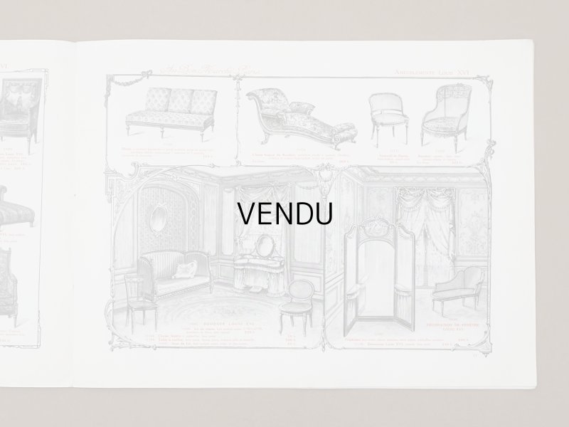 画像9: アンティーク ボンマルシェ インテリア 家具のカタログ  ALBUM DES AMEUBLEMENTS - AU BON MARCHE -