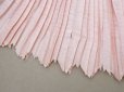 画像14: 19世紀末 アンティーク  ベビーピンク シルク製プリーツ ドレスの裾  2m 幅14cm