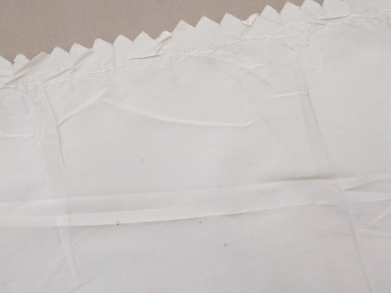 画像8: アンティーク シルク製 幅広 ドレスの裾 エクリュ 3.55m 18cm幅 ドレスパーツ