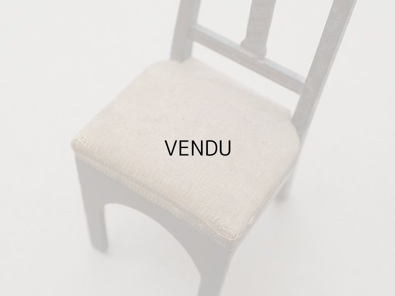 画像5: 19世紀 アンティーク ミニョネット用 チェア 十字架付き ドール用 家具 教会