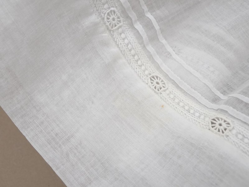 画像12: 1900年頃 アンティーク ドール用 洗礼式のドレス ドールドレス